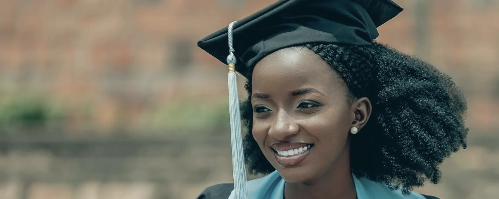 An accomplished African graduate