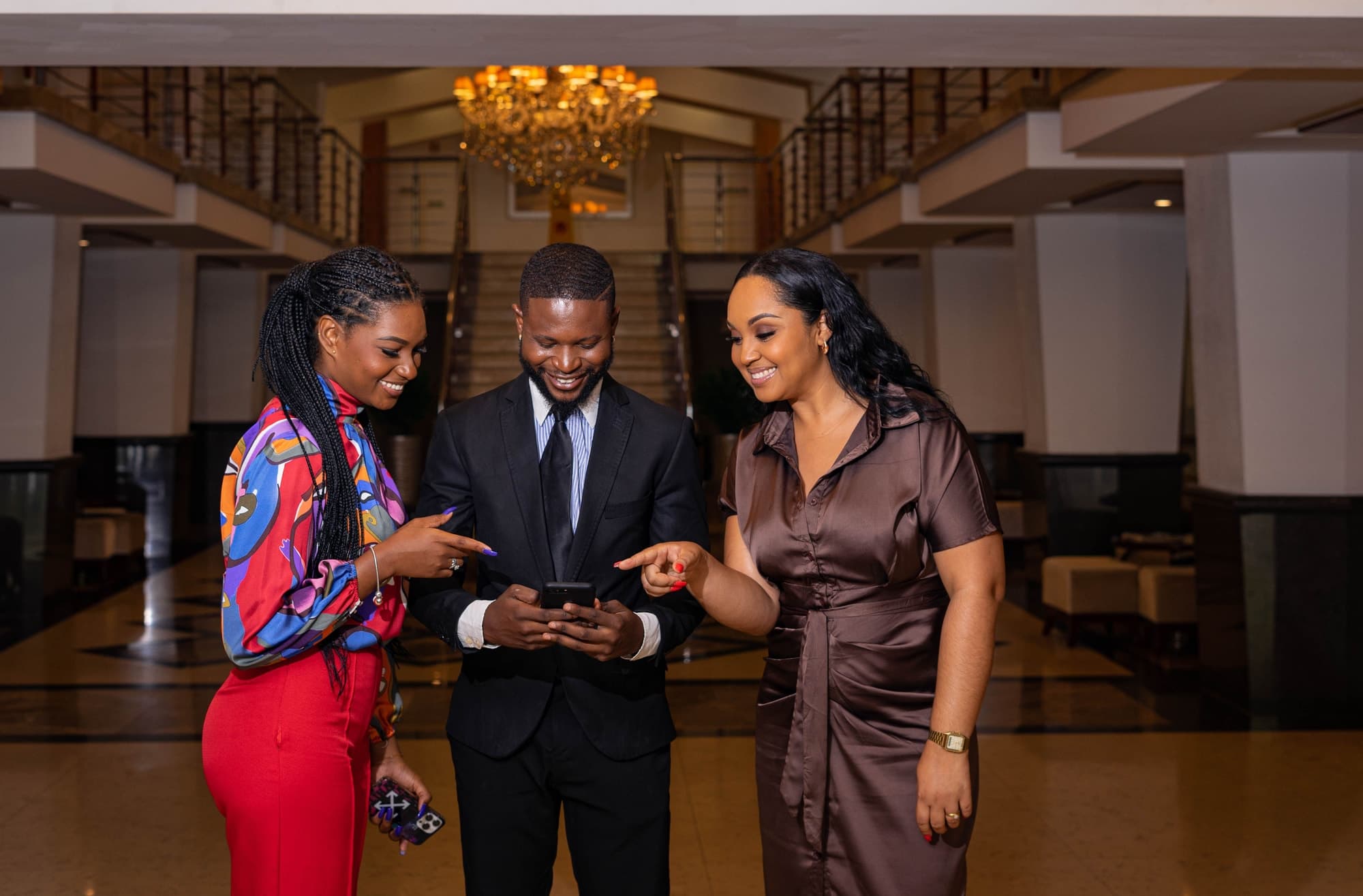A confident African business leader